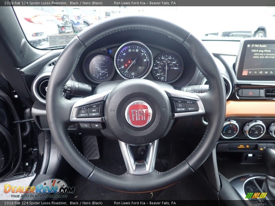 2019 Fiat 124 Spider Lusso Roadster Steering Wheel Photo #19