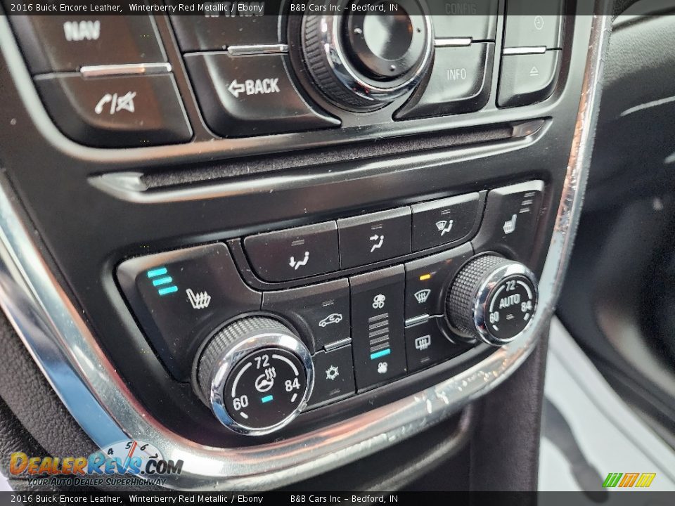 2016 Buick Encore Leather Winterberry Red Metallic / Ebony Photo #14