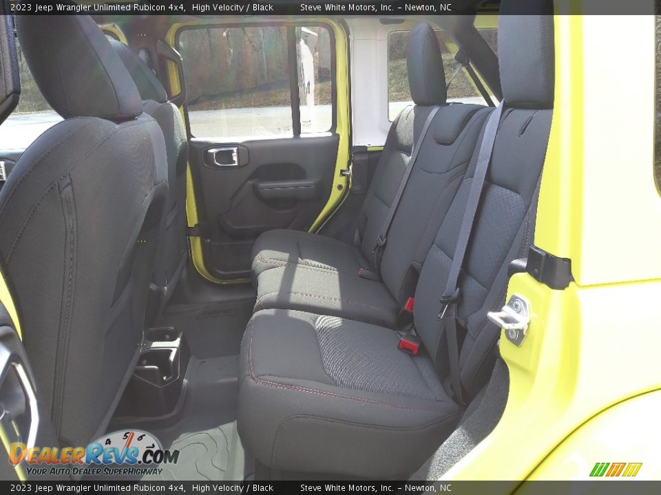 Rear Seat of 2023 Jeep Wrangler Unlimited Rubicon 4x4 Photo #14