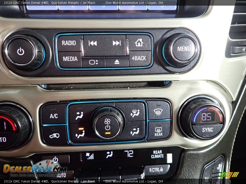 2019 GMC Yukon Denali 4WD Quicksilver Metallic / Jet Black Photo #23