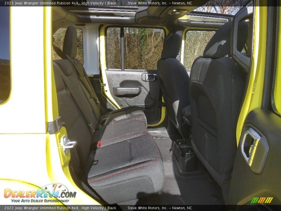 Rear Seat of 2023 Jeep Wrangler Unlimited Rubicon 4x4 Photo #17