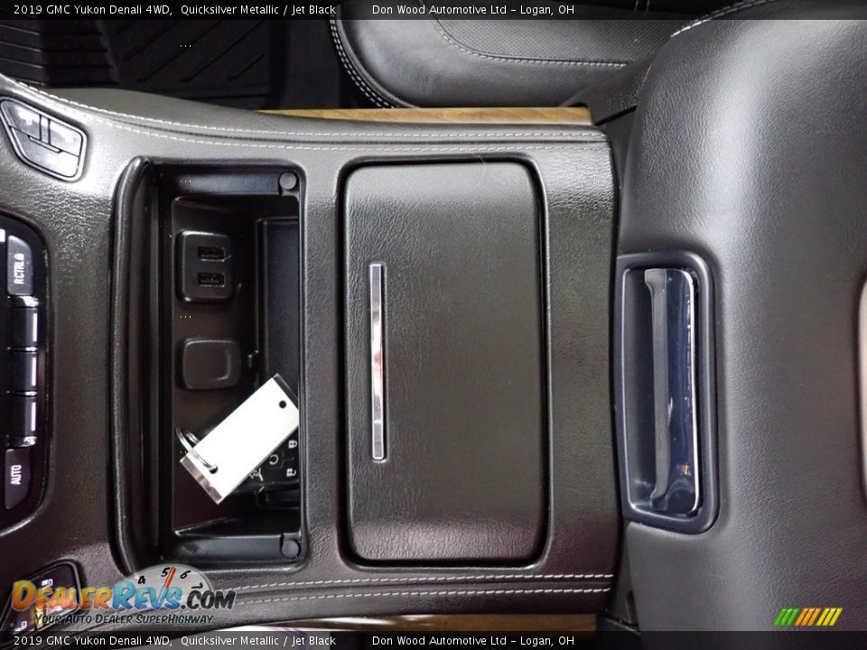 2019 GMC Yukon Denali 4WD Quicksilver Metallic / Jet Black Photo #24