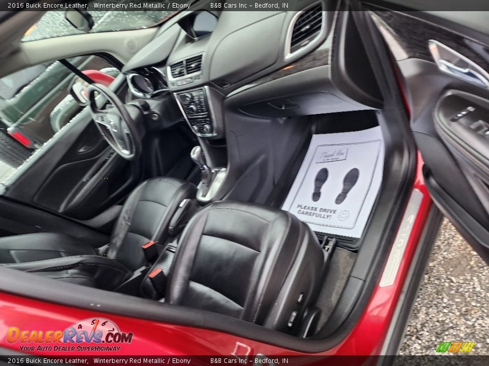 2016 Buick Encore Leather Winterberry Red Metallic / Ebony Photo #21