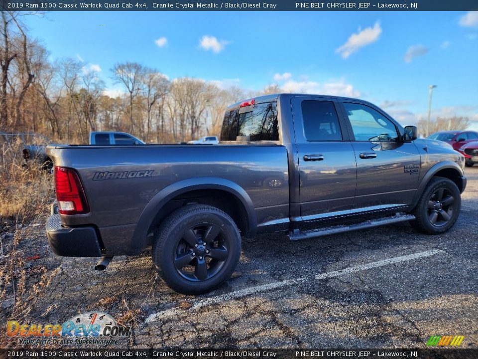 2019 Ram 1500 Classic Warlock Quad Cab 4x4 Granite Crystal Metallic / Black/Diesel Gray Photo #3