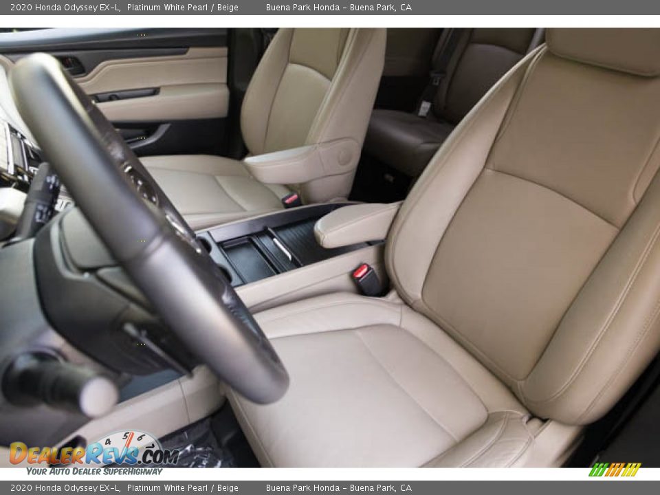 2020 Honda Odyssey EX-L Platinum White Pearl / Beige Photo #19