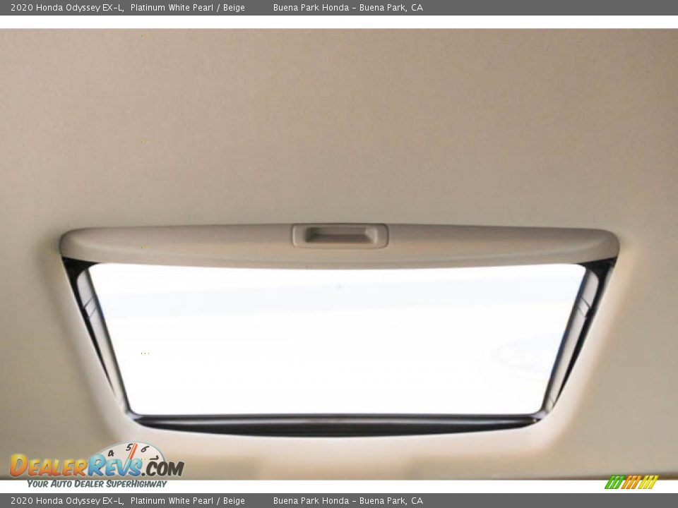 2020 Honda Odyssey EX-L Platinum White Pearl / Beige Photo #22