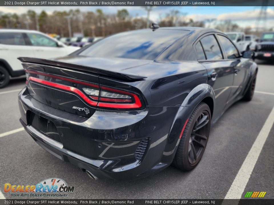 Pitch Black 2021 Dodge Charger SRT Hellcat Widebody Photo #8