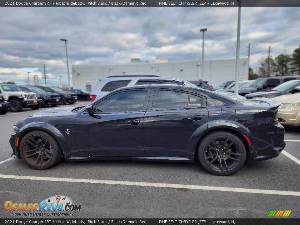 Pitch Black 2021 Dodge Charger SRT Hellcat Widebody Photo #10