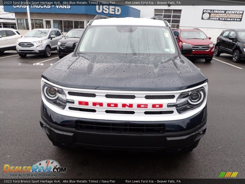 Alto Blue Metallic Tinted 2023 Ford Bronco Sport Heritage 4x4 Photo #3