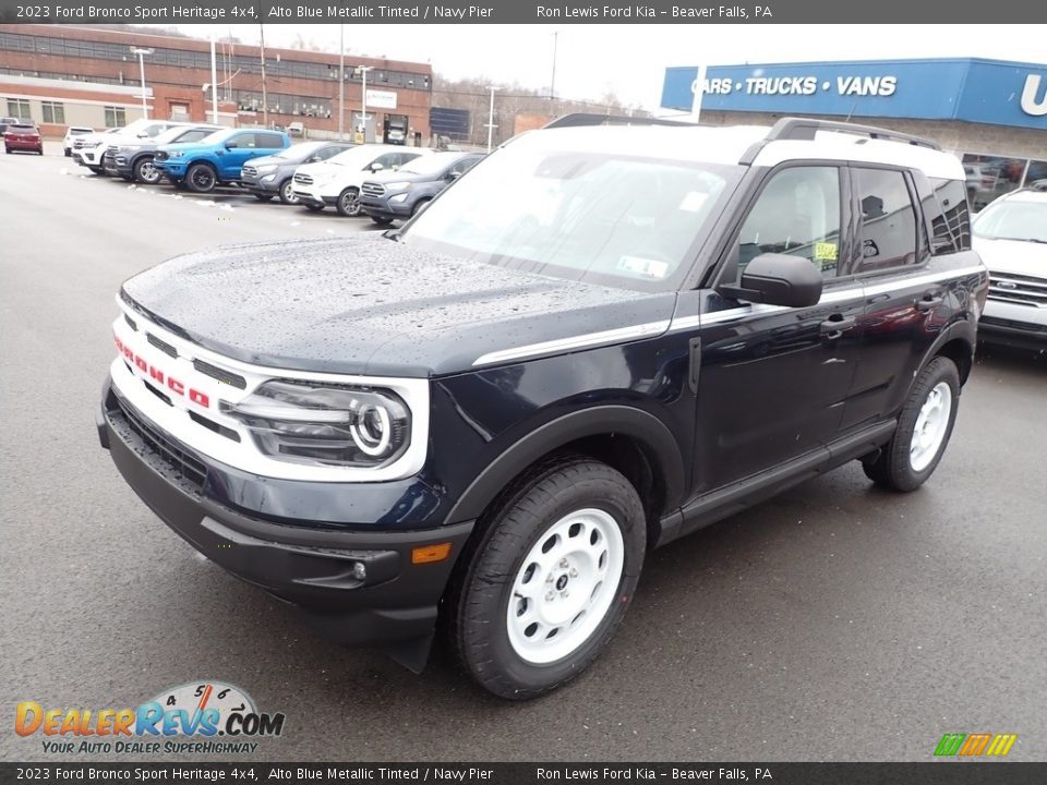 Alto Blue Metallic Tinted 2023 Ford Bronco Sport Heritage 4x4 Photo #4