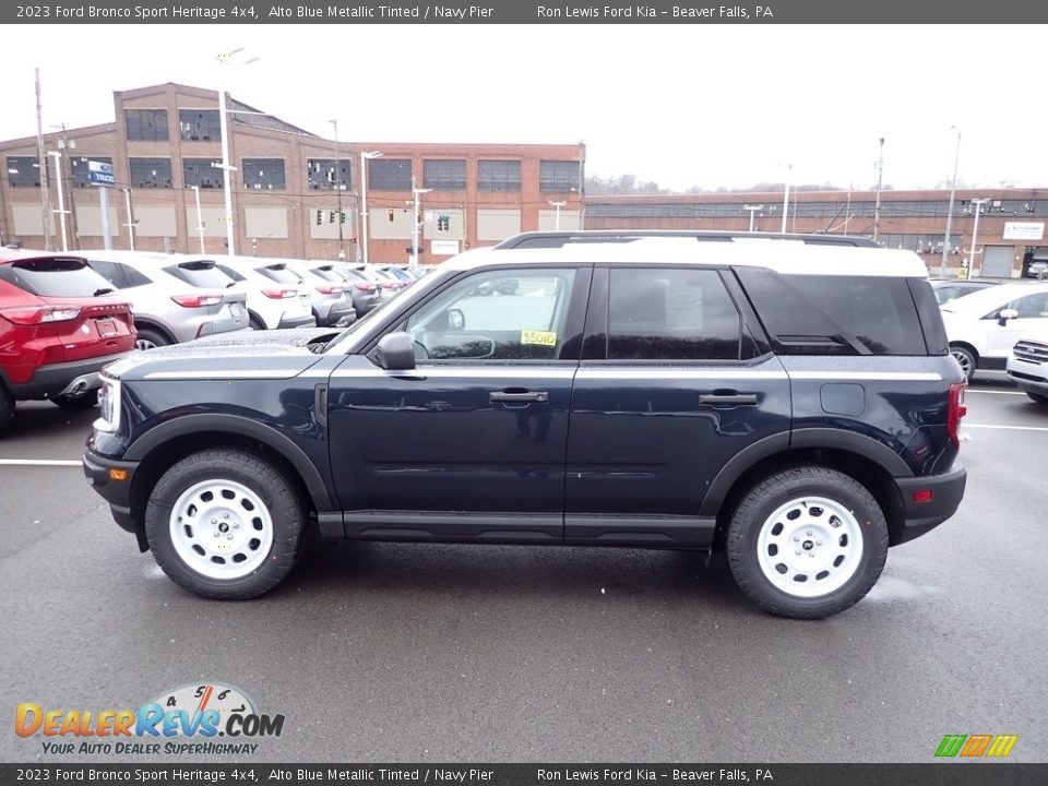 Alto Blue Metallic Tinted 2023 Ford Bronco Sport Heritage 4x4 Photo #5