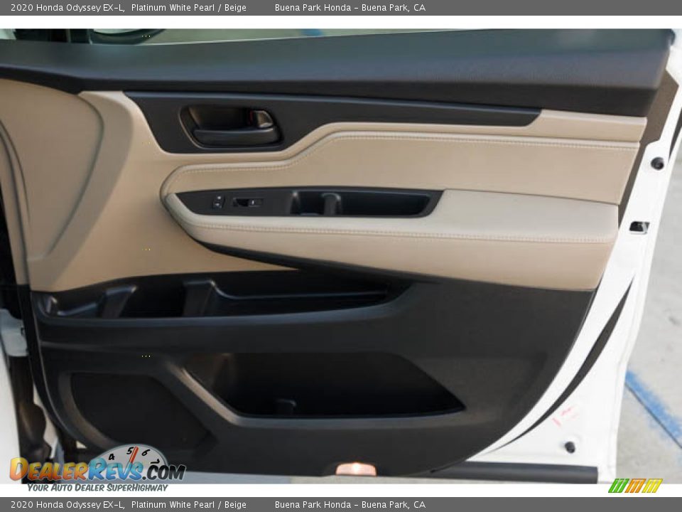 2020 Honda Odyssey EX-L Platinum White Pearl / Beige Photo #34