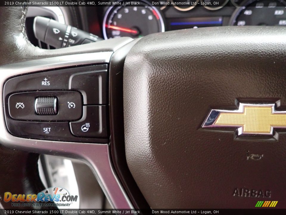 2019 Chevrolet Silverado 1500 LT Double Cab 4WD Summit White / Jet Black Photo #16