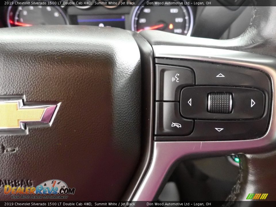 2019 Chevrolet Silverado 1500 LT Double Cab 4WD Summit White / Jet Black Photo #17
