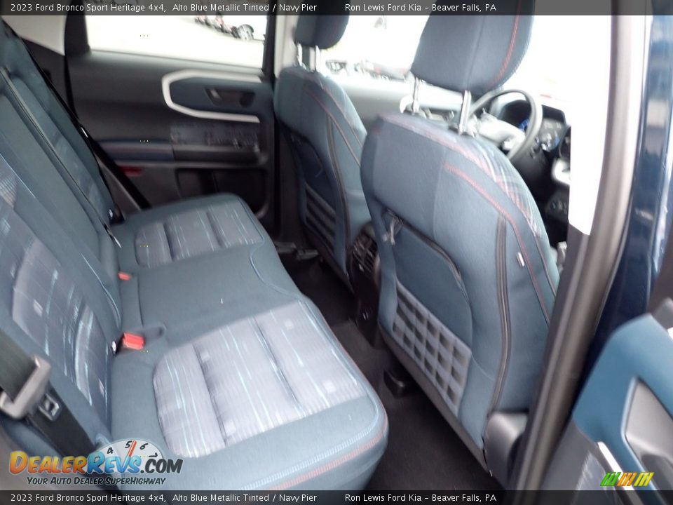 Rear Seat of 2023 Ford Bronco Sport Heritage 4x4 Photo #10