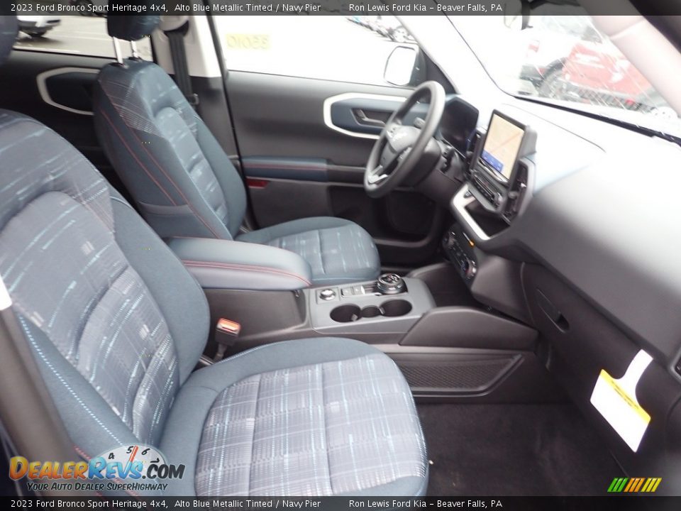 Front Seat of 2023 Ford Bronco Sport Heritage 4x4 Photo #11