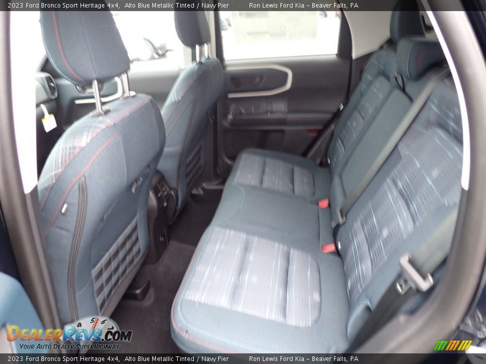 Rear Seat of 2023 Ford Bronco Sport Heritage 4x4 Photo #12