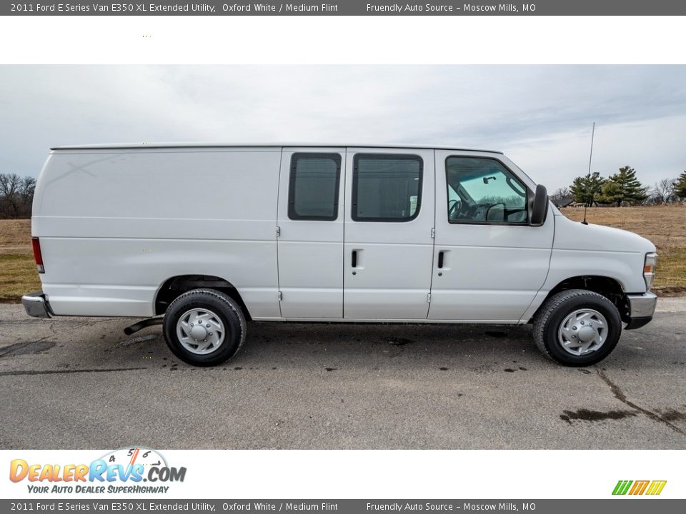 2011 Ford E Series Van E350 XL Extended Utility Oxford White / Medium Flint Photo #2