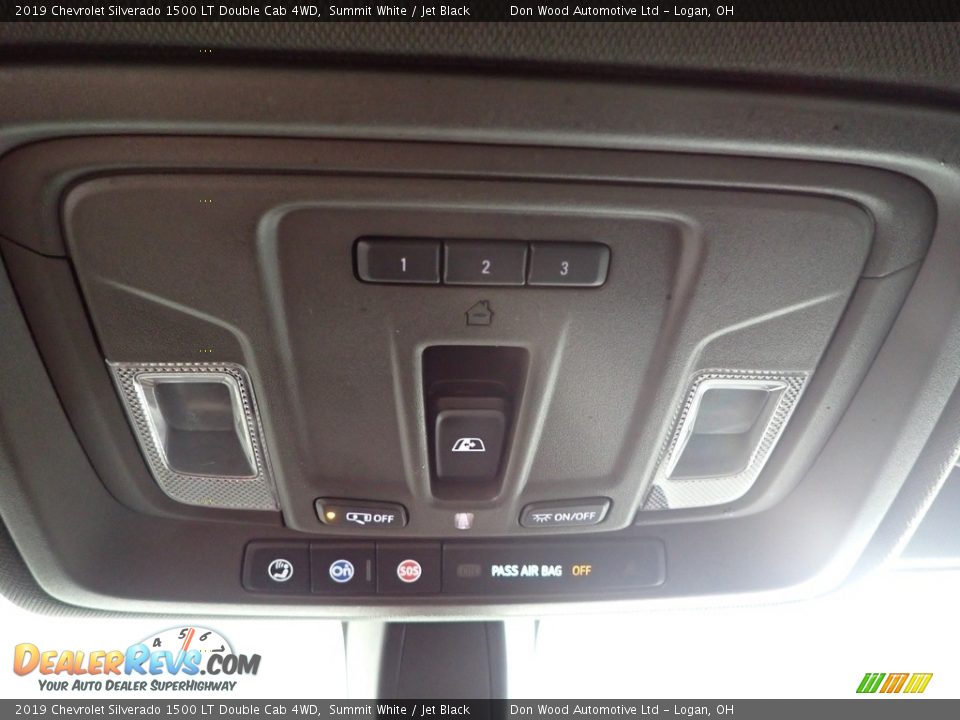 2019 Chevrolet Silverado 1500 LT Double Cab 4WD Summit White / Jet Black Photo #21