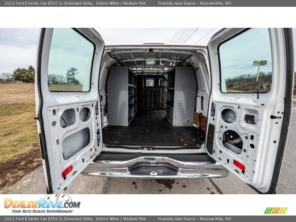 2011 Ford E Series Van E350 XL Extended Utility Oxford White / Medium Flint Photo #4