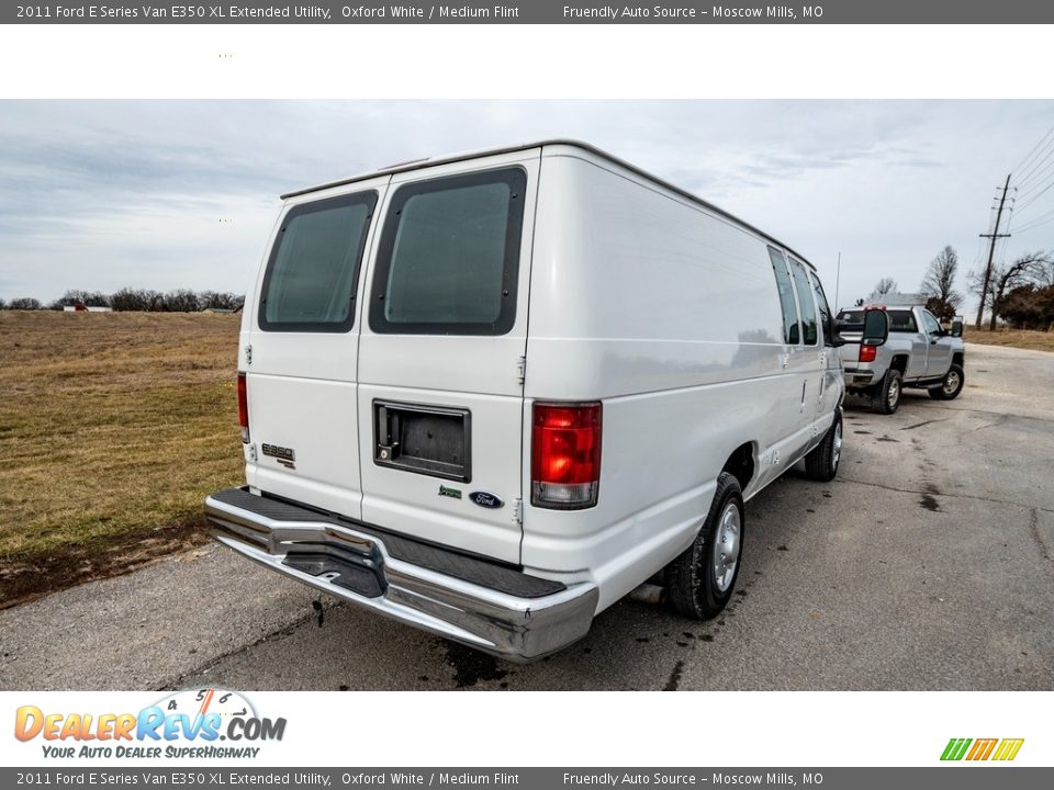 2011 Ford E Series Van E350 XL Extended Utility Oxford White / Medium Flint Photo #7