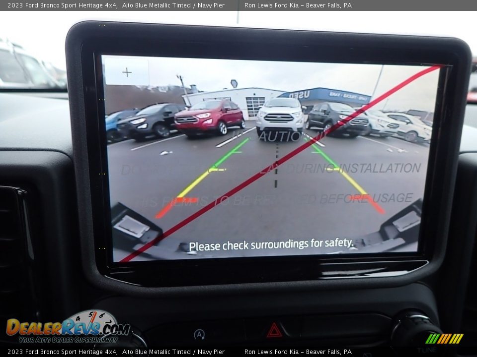 2023 Ford Bronco Sport Heritage 4x4 Alto Blue Metallic Tinted / Navy Pier Photo #18