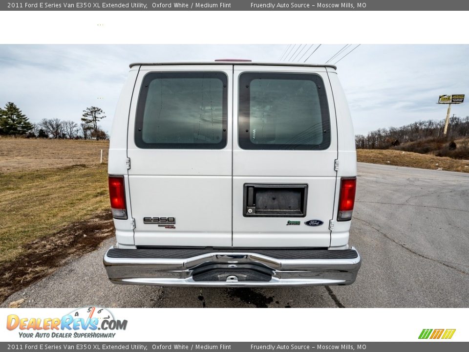 2011 Ford E Series Van E350 XL Extended Utility Oxford White / Medium Flint Photo #8