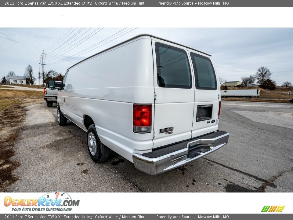 2011 Ford E Series Van E350 XL Extended Utility Oxford White / Medium Flint Photo #9