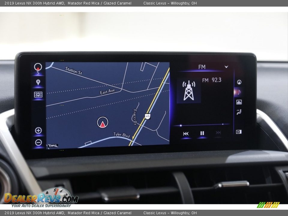 Navigation of 2019 Lexus NX 300h Hybrid AWD Photo #10