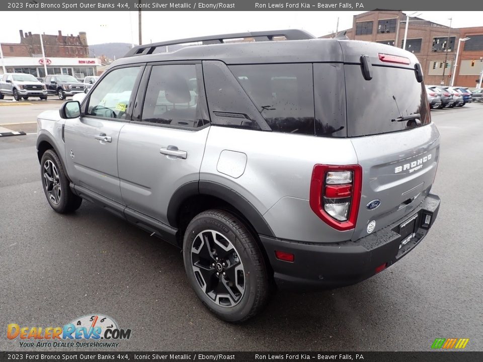 Iconic Silver Metallic 2023 Ford Bronco Sport Outer Banks 4x4 Photo #6