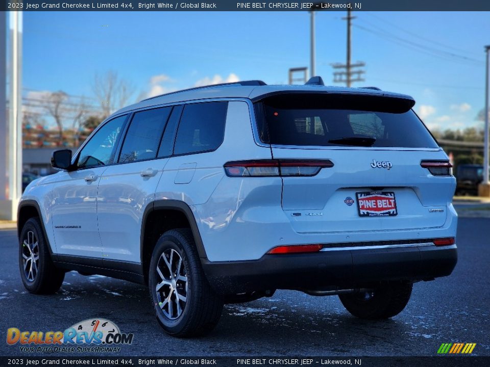 2023 Jeep Grand Cherokee L Limited 4x4 Bright White / Global Black Photo #4
