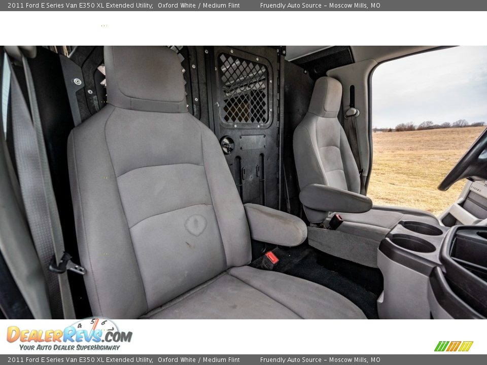 2011 Ford E Series Van E350 XL Extended Utility Oxford White / Medium Flint Photo #19