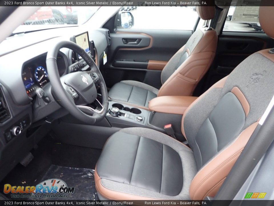 Ebony/Roast Interior - 2023 Ford Bronco Sport Outer Banks 4x4 Photo #14