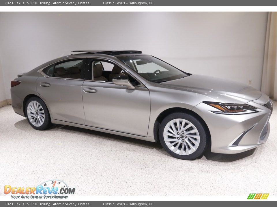 2021 Lexus ES 350 Luxury Atomic Silver / Chateau Photo #1