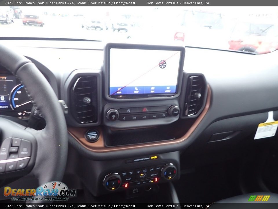 2023 Ford Bronco Sport Outer Banks 4x4 Iconic Silver Metallic / Ebony/Roast Photo #17