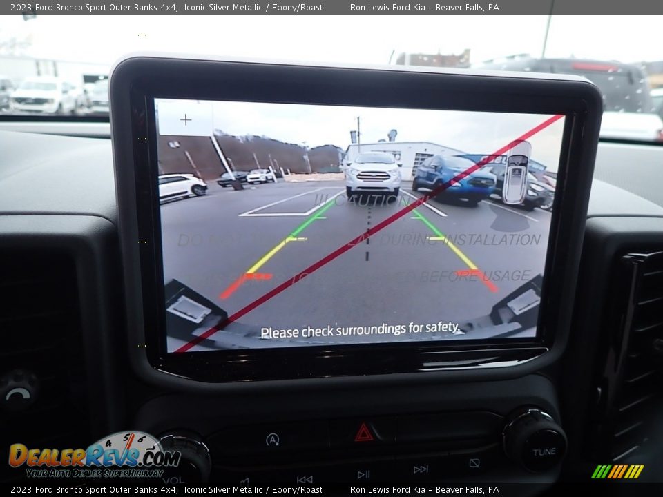 2023 Ford Bronco Sport Outer Banks 4x4 Iconic Silver Metallic / Ebony/Roast Photo #18