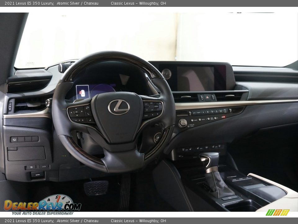 2021 Lexus ES 350 Luxury Atomic Silver / Chateau Photo #6