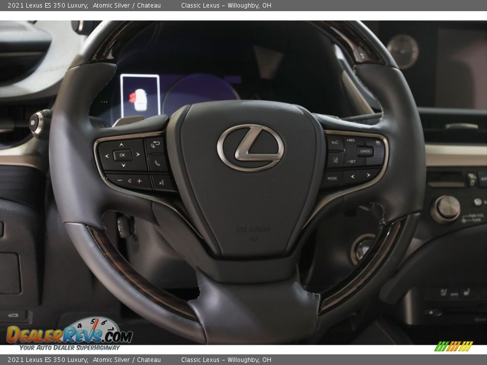 2021 Lexus ES 350 Luxury Atomic Silver / Chateau Photo #7