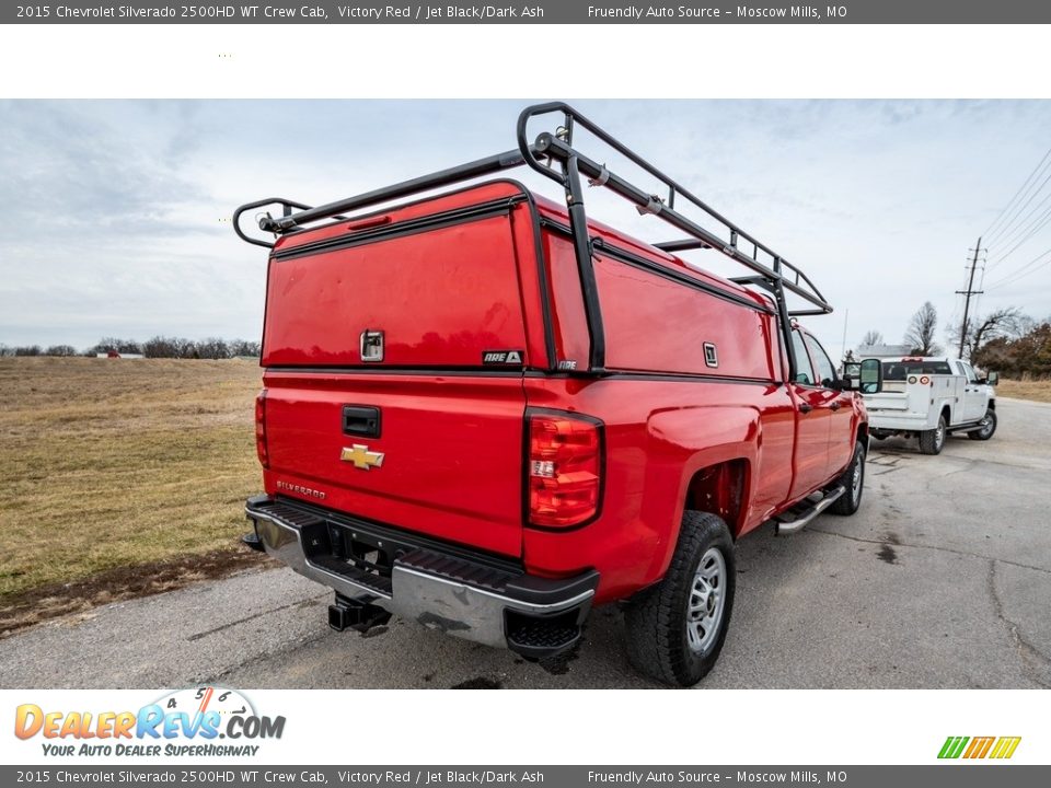 2015 Chevrolet Silverado 2500HD WT Crew Cab Victory Red / Jet Black/Dark Ash Photo #4