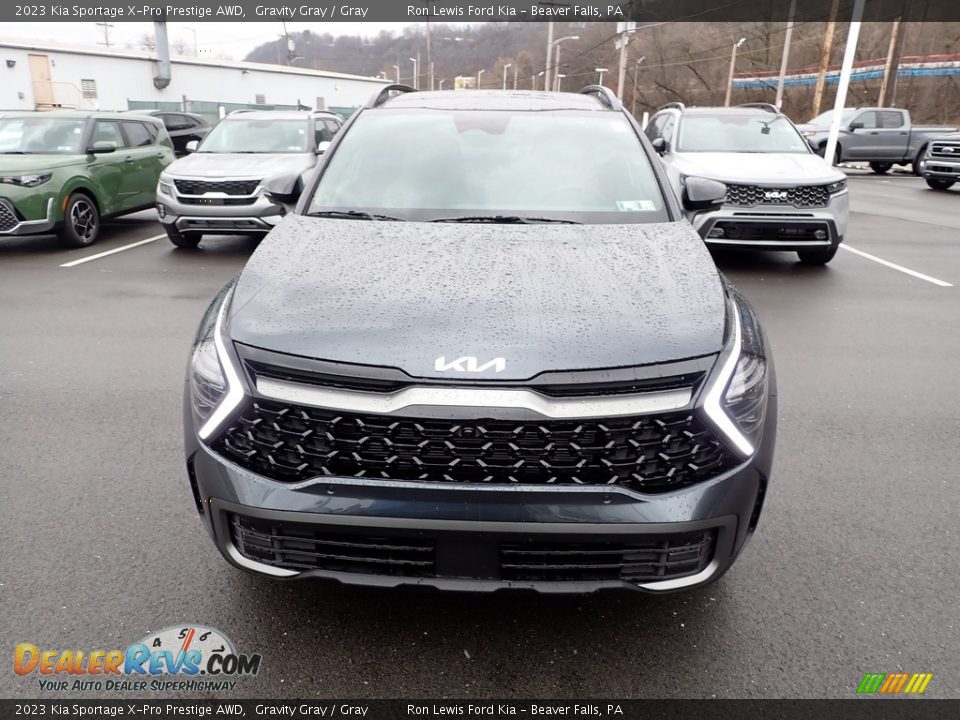 Gravity Gray 2023 Kia Sportage X-Pro Prestige AWD Photo #3