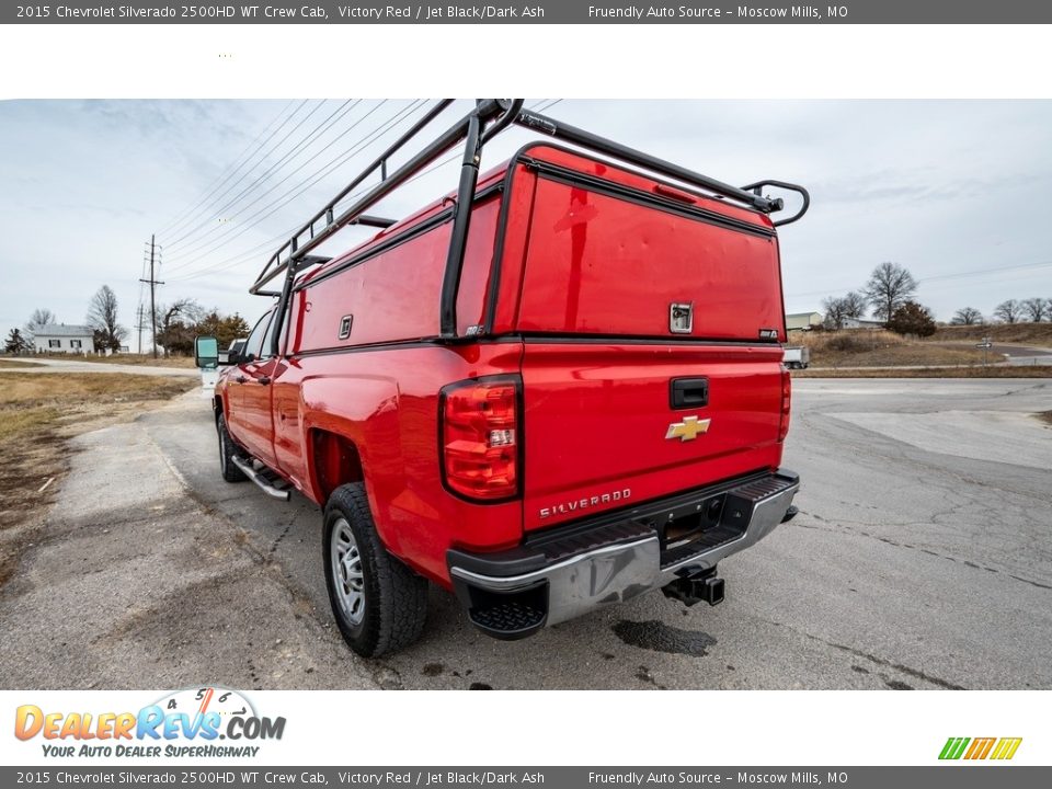 2015 Chevrolet Silverado 2500HD WT Crew Cab Victory Red / Jet Black/Dark Ash Photo #6