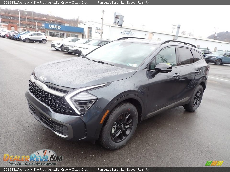 Gravity Gray 2023 Kia Sportage X-Pro Prestige AWD Photo #4