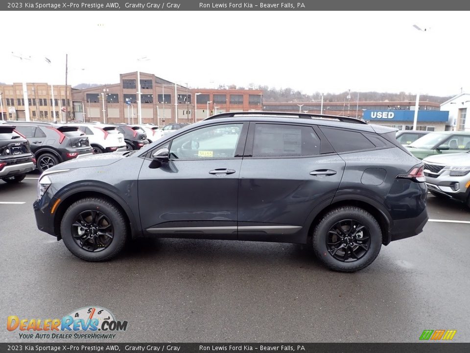 2023 Kia Sportage X-Pro Prestige AWD Gravity Gray / Gray Photo #5