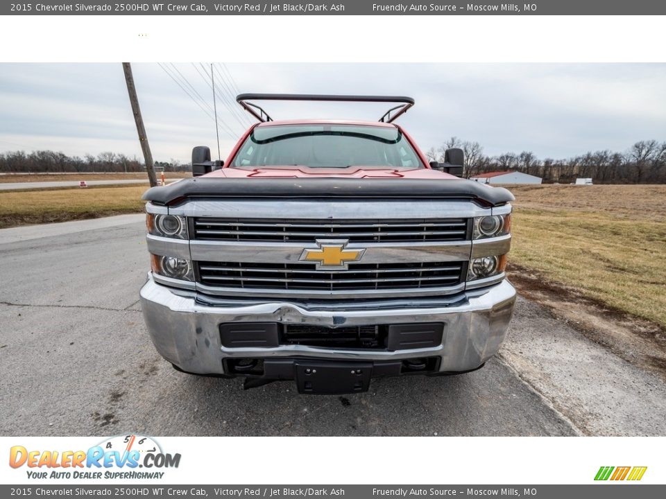 2015 Chevrolet Silverado 2500HD WT Crew Cab Victory Red / Jet Black/Dark Ash Photo #9