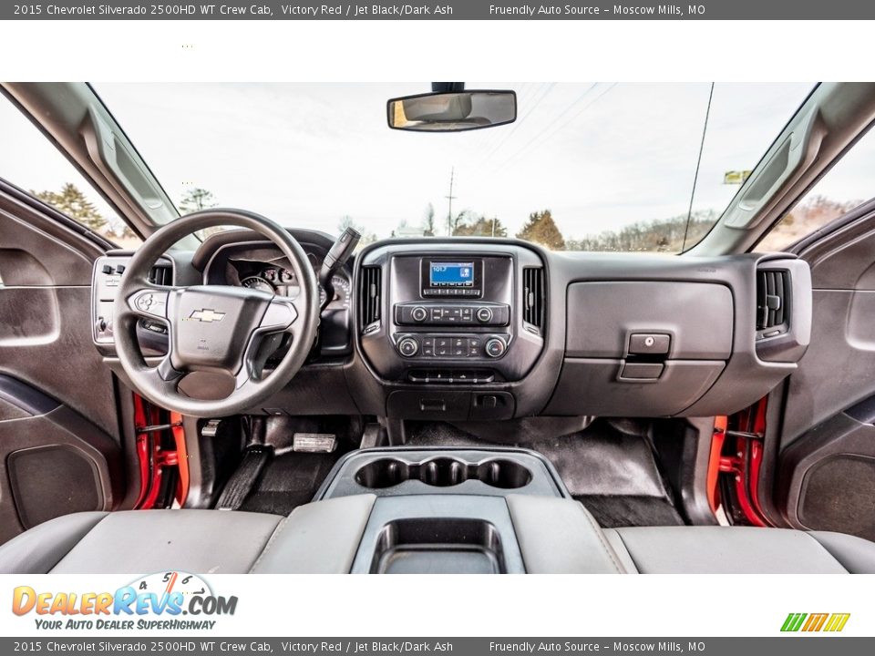 Dashboard of 2015 Chevrolet Silverado 2500HD WT Crew Cab Photo #10