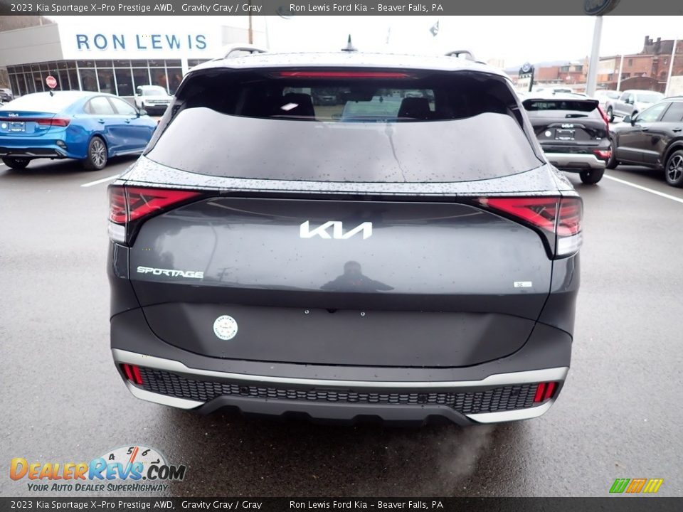 2023 Kia Sportage X-Pro Prestige AWD Gravity Gray / Gray Photo #7