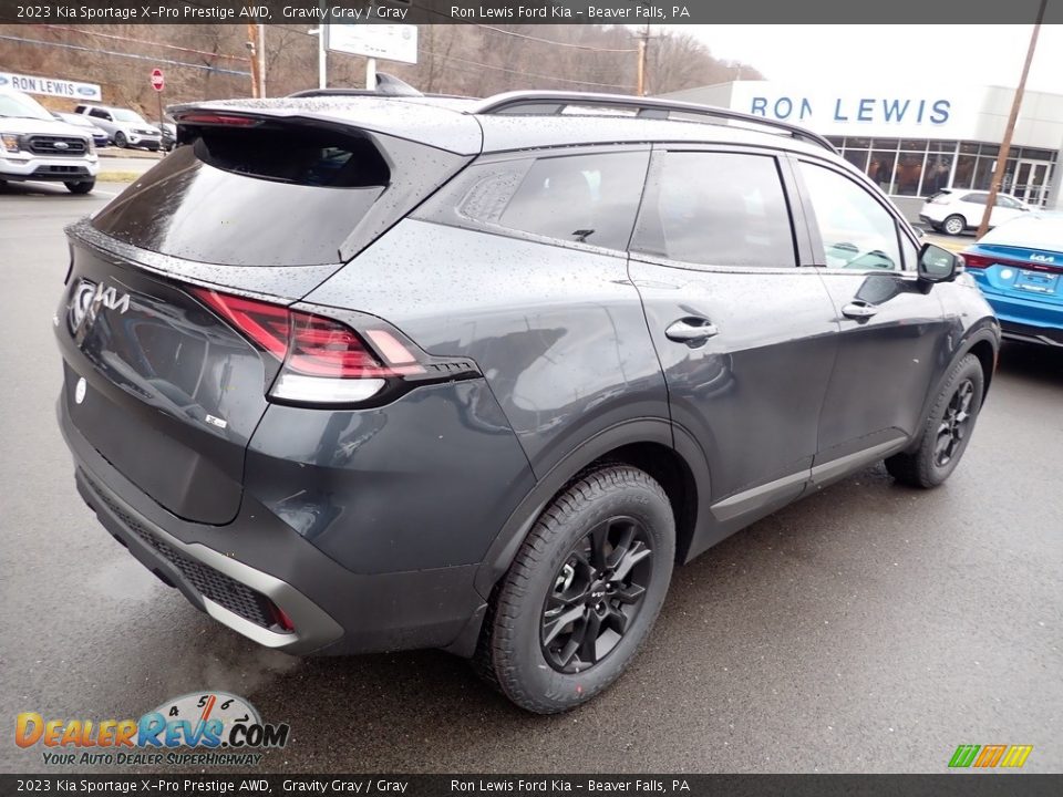 2023 Kia Sportage X-Pro Prestige AWD Gravity Gray / Gray Photo #8