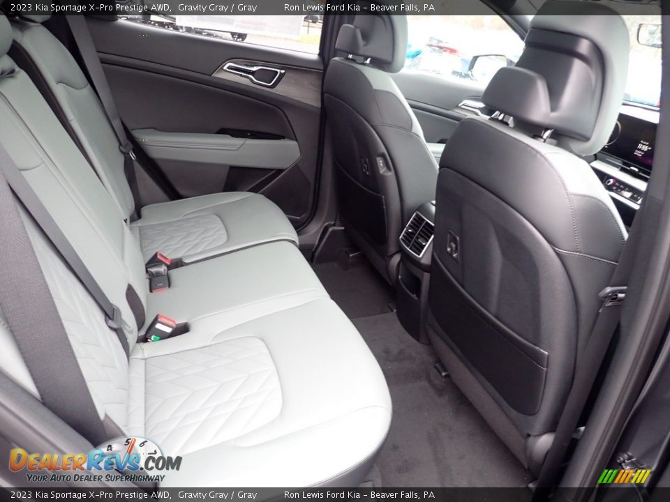 Rear Seat of 2023 Kia Sportage X-Pro Prestige AWD Photo #10