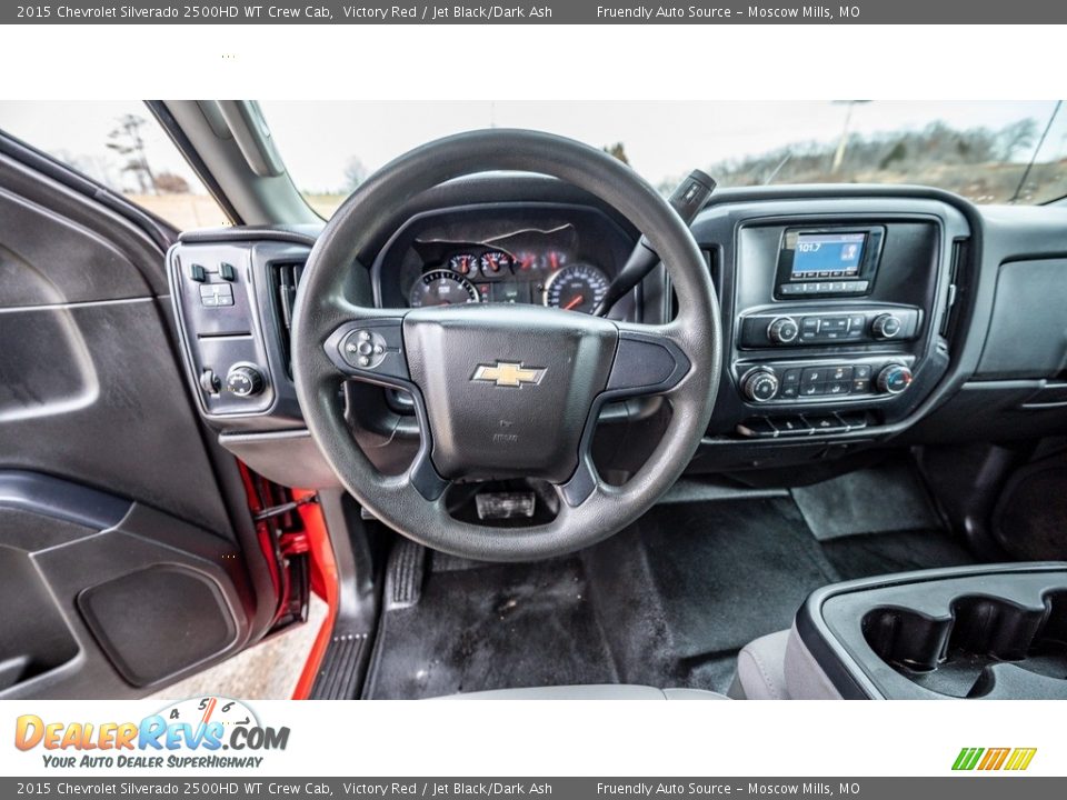 2015 Chevrolet Silverado 2500HD WT Crew Cab Victory Red / Jet Black/Dark Ash Photo #15
