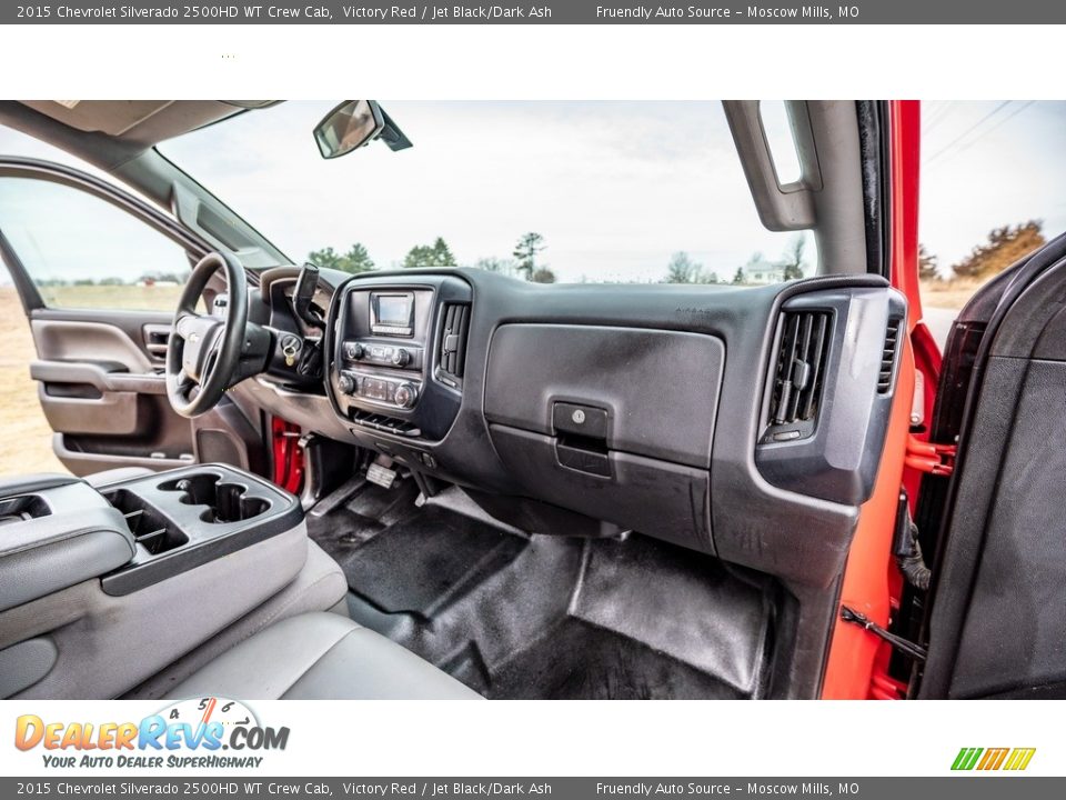 2015 Chevrolet Silverado 2500HD WT Crew Cab Victory Red / Jet Black/Dark Ash Photo #17